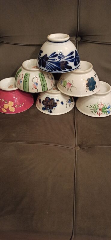 Əntiq qablar: Qədimi mətbəx və dekor kolleksiyası - 3 ədəd şəbəkəli mis/latun qab — 27