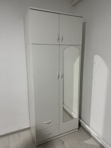 Шкафы для одежды: Шкаф Шкафы Шкаф для детских Ширина 80 Высота 2м Глубина 47 С зеркалом — 2