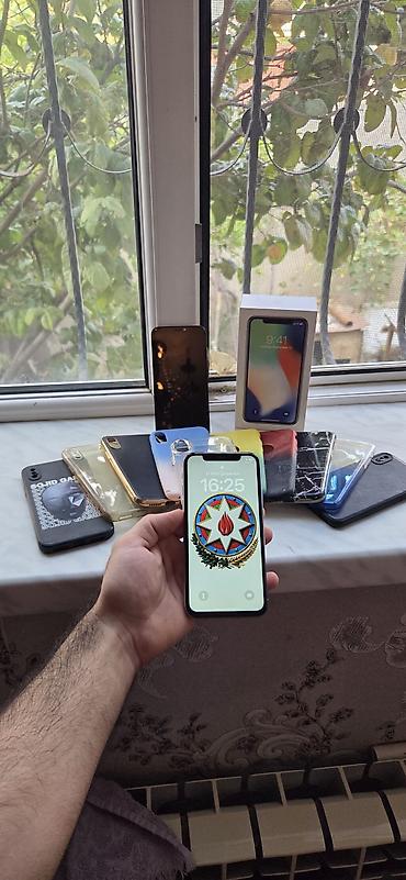 iphone quba: IPhone X, 64 GB, Space Gray, Zəmanət, Face ID, Sənədlərlə — 1