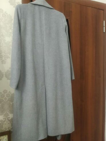demisezon steqan qadın paltoları: Palto XL (EU 42), rəng - Mavi