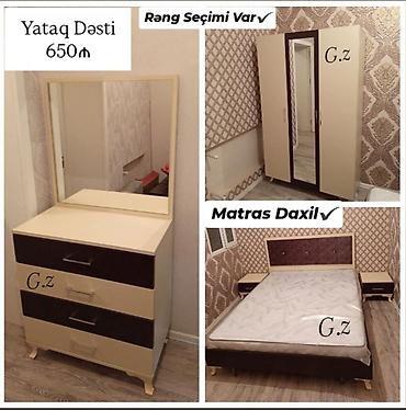 матрас 200 на 200: *Yeni ✨Yataq Dəsti ✨ 650Azn* 🔹İstehsal Rusiya Laminat 18/lik — 1