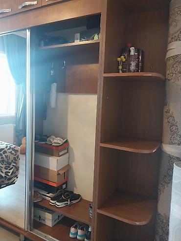 Dolablar: İşlənmiş, 2 qapılı, Güzgülü, Qəhvəyi, Taxta, Kupe, Düz dolab — 5