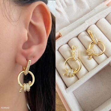 Bijuteriya dəstləri: Qızıl rəngli bijuteriya dəstləri 1) Qırmızı daşlı “marquise” forması — 16