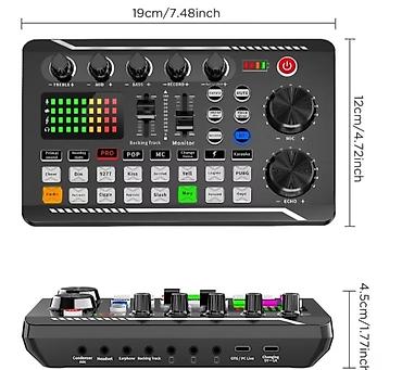 kontakt home mikrofon: Səs kartı və studiya mikrofonu komplekti – canlı yayım, podkast — 3