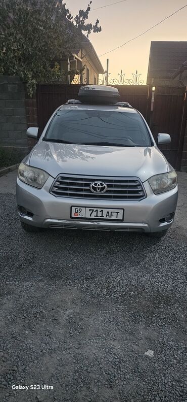 расрочкага машина берем: Toyota Highlander: 2008 г., 3.5 л, Автомат, Газ, Жол тандабас