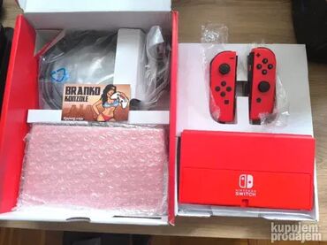 Nintendo Switch: JEDINSTVENA PONUDA! Mario - Red Edition Nintendo Switch OLED konzola — 2