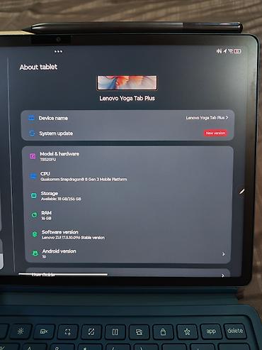 kardon: Планшет, Lenovo, память 256 ГБ, 12" - 13", Wi-Fi, Б/у, Классический цвет - Синий — 3