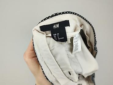 getry jeansowe: H&M, Spodnie materiałowe damskie, rozmiar 2XS — 4