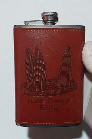 Digər içki üçün qablar: İçki qabı satılır. Alov qüllələri şəkili olan nerjaveykadan (nerjdən) — 2