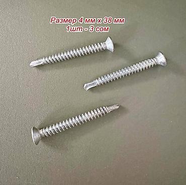 Другой декор и предметы интерьера: Саморезы оконные и кровельные со сверлом и без, с пресс шайбой и без — 4