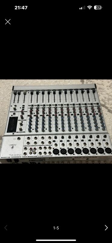 купить диктофон: Микшерный пульт Behringer Eurorack MX2004A - Аналоговый микшер с 20