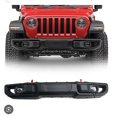 буксирный трос: Передний бампер Mopar Steel для Jeep Wrangler JL / Gladiator JT — 2