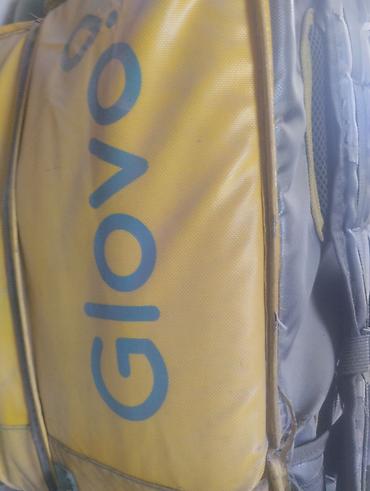 работа в глово: Терморюкзак курьерский Glovo - Профессиональный изотермический рюкзак — 1