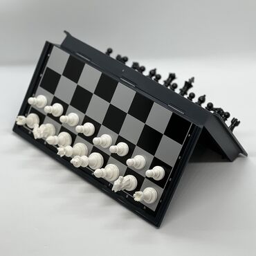 Шахматы: Шахматы магнитные. Магнитный классический шахматный набор среднего — 8