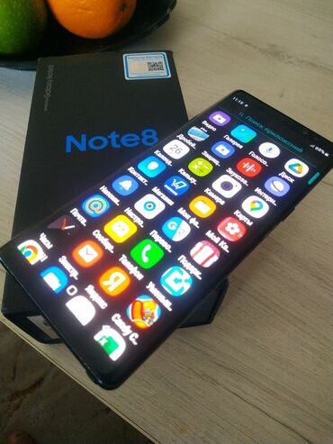 Samsung Galaxy Note 8, 64 GB, rəng - Qara, Sensor, Barmaq izi, İki sim kartlı