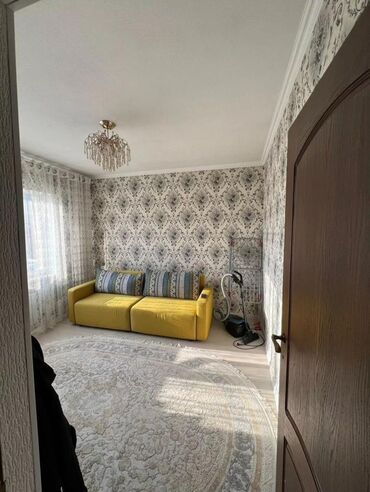 долгосрочная аренда квартира бишкек: 2 бөлмө, Чогуу жашоосу жок, Толугу менен эмереги бар