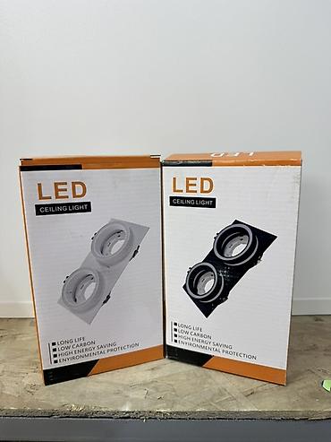 LED встраиваемый потолочный светильник (двойной) - Тип: потолочный