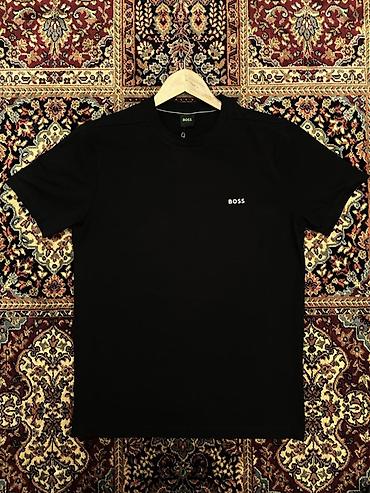 Kişi geyimləri: BOSS kişi T‑shirt’ü - Rəng: qara - İstehsal - Türkiyə🇹🇷 - Dizayn — 1
