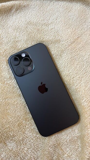 kamera qoruyucu: IPhone 16 Pro Max, 256 GB, Black Titanium, Barmaq izi, Face ID, Zəmanət