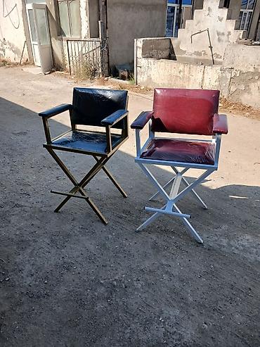 Rejissor üslubunda qatlanan stullar – 2 ədəd - Model: rejissor
