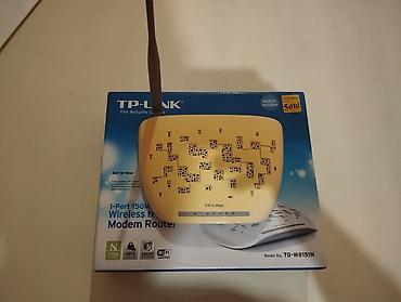 planset ucuz: TP-Link TD-W8151N – 1-port 150Mbps Wireless N ADSL2+ Modem Router — 3