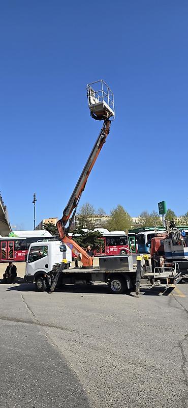 avtosəbət: SATILIR.Nissan Cabstar Avtokran-avtosəbəti yuxarı hündürlüklərdə — 2