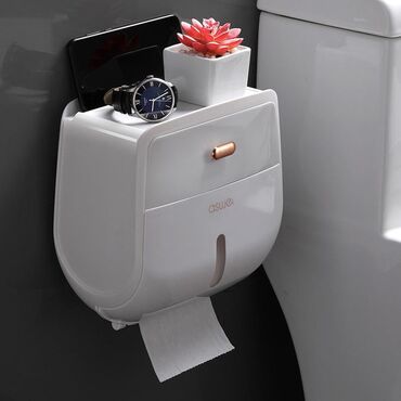 Аксессуары для ванной комнаты: Держатель для туалетной бумаги