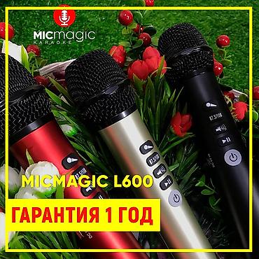 Микрофоны: Караоке микрофон Micmagic L600 (оригинал)
самый громкий микрофон — 2