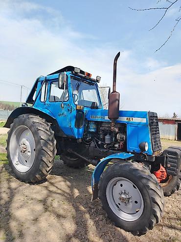 Traktorlar: MTZ 82.1 “Belarus” traktor - Rəng: mavi, kabinalı - Ön təkər ölçüsü — 8