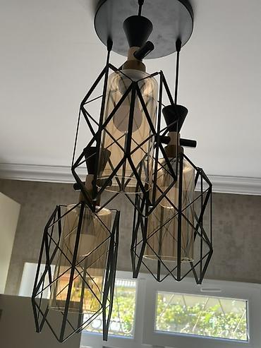 Çılçıraq, 3 lampa, Metal
