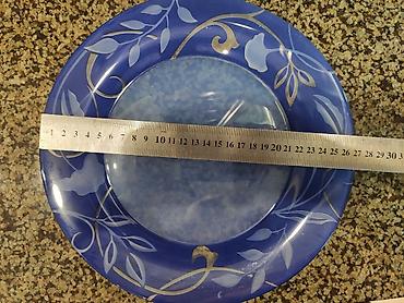 Посуда: Тарелки для второго блюда с цветочком по 150сом каждая luminark - — 5