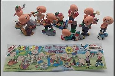 киндер сюрприз: Kinder fiqurları 1996 – Bill Body Super Sportler (tam set + kartı ilə) — 1
