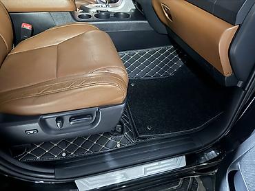 Полики: 5D Экокожа Полики Для салона цвет - Черный, Новый, Платная доставка — 11