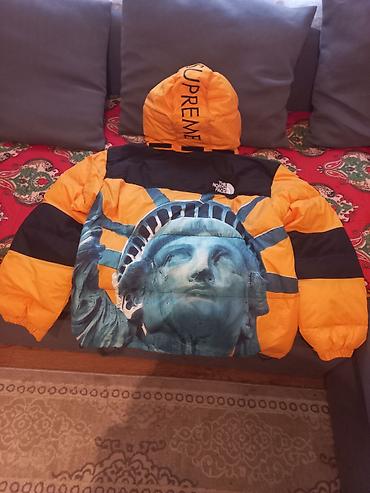 north face original: Мужская куртка, XL, Supreme, Новый, цвет - Оранжевый — 2