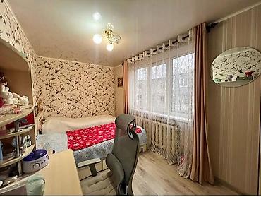 64: 3 комнаты, 64 м², Аламедин-1 мкр 104 серия, 3 этаж, Евроремонт — 3