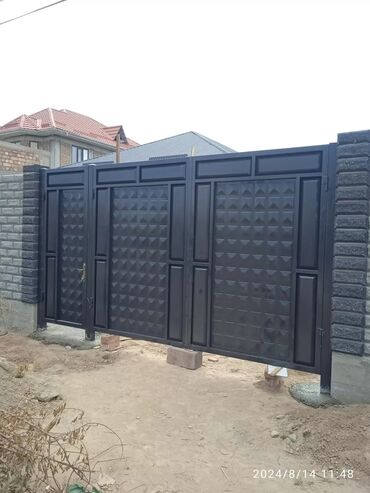 Откатные ворота: Ворота Бишкек принимаем заказы+ доставка и установка — 3