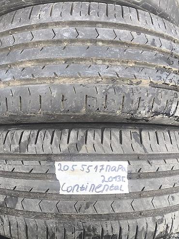 2055517: Шины 205 / 55 / R 17, Лето, Б/у, Пара, Легковые, Continental — 1