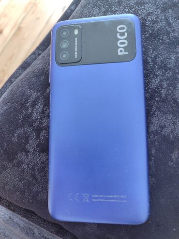 xiaomi poco x3 pro ikinci el: Poco M3, 64 GB, rəng - Göy, Sensor, Barmaq izi, Simsiz şarj