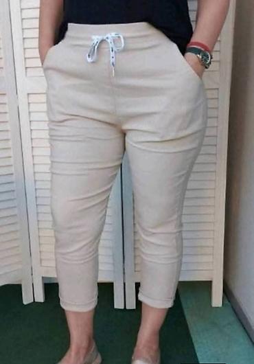 Pantalone: Ženske 3/4 letnje pantalone – Paket od 2 para Izuzetno udobne i — 4
