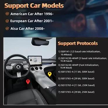 car bluetooth adapter: Prenosivi skener za dijagnostiku automobila OBD 2 T NOVO. Opis — 7