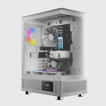 Ostali kompjuterski delovi: PC kućište s RGB ventilatorima i prednjim LCD ekranom - Tip: midi/ATX — 2