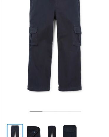 карго брюки: Джинсы и брюки, цвет - Синий, Новый