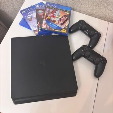 Hummer: PlayStation 4 Slim oyun konsolu dəsti Komplekt: - PS4 Slim (qara