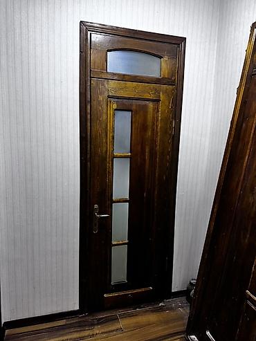 suse qapi: Ağac iç qapılar dəsti - Material: təbii massiv ağac (tünd qəhvəyi — 4