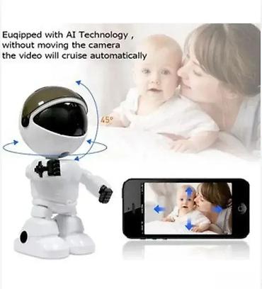 koferi cene: IP WiFi Robot Kamera za Video Nadzor – Full HD 1080P Idealno rešenje — 1