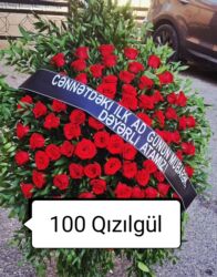 сиделка для пожилого человека в баку: 🔴 Təbii Qızılgul çələngi (çeşidlər və qiymətlər müxtəlifdir) - 130₼ 🌐