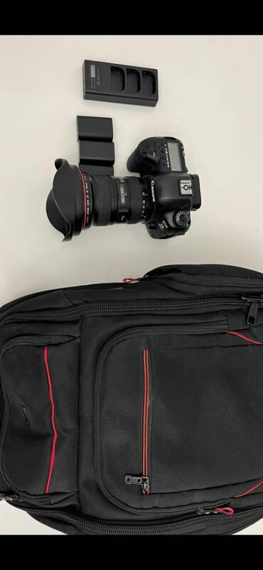 TƏCİLİ SATILIR. CANON Mark4 5D + 16x35 lens Üzərində 3 ədəd