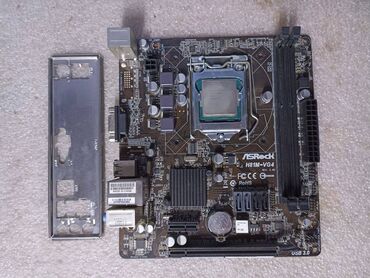 Материнские платы: Материнская плата, Б/у, ASRock, LGA1150, Micro-ATX, Для ПК