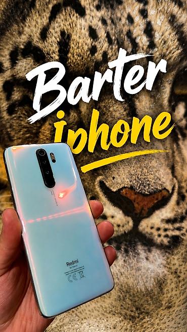 balaca telfonlar: Redmi Note 8 Pro, 64 GB, rəng - Mavi, Barmaq izi — 1
