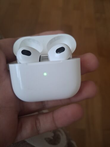Наушники: Б/у Беспроводные (Bluetooth) Наушники, Apple, цвет - Белый